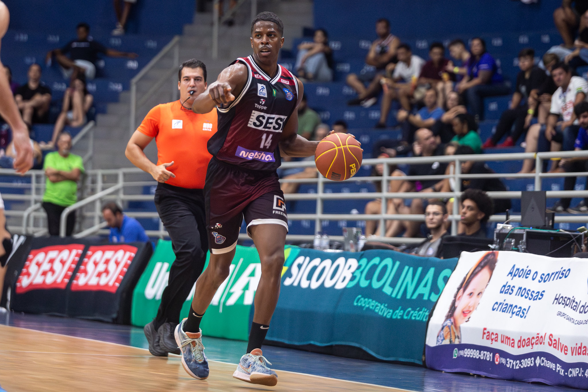 Sesi Franca Basquete vence o CAIXA/Brasília pelo NBB 2024/25