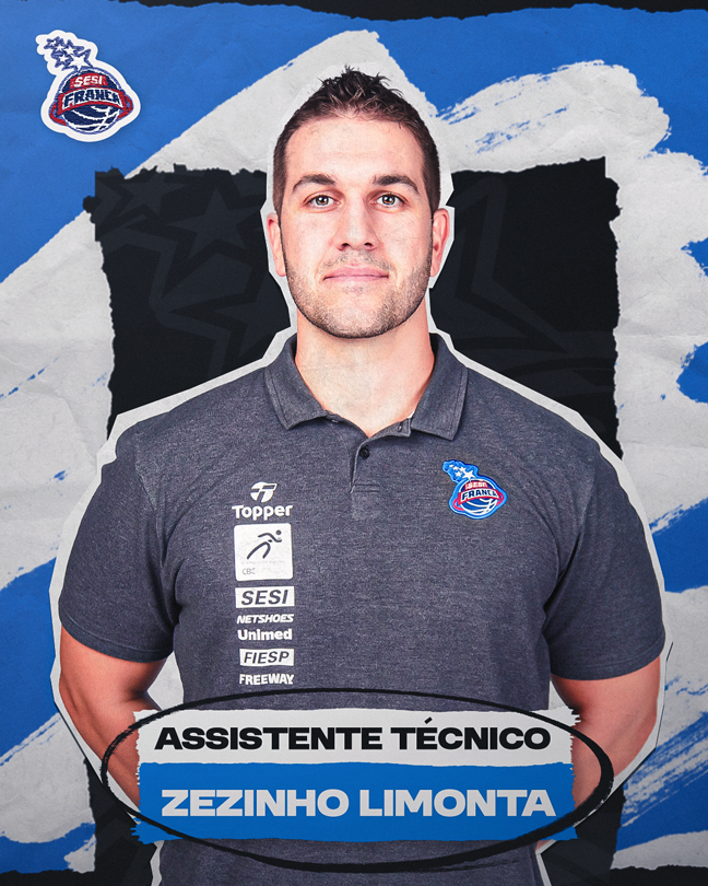 Zezinho Limonta é oficializado como assistente técnico do Sesi Franca Basquete