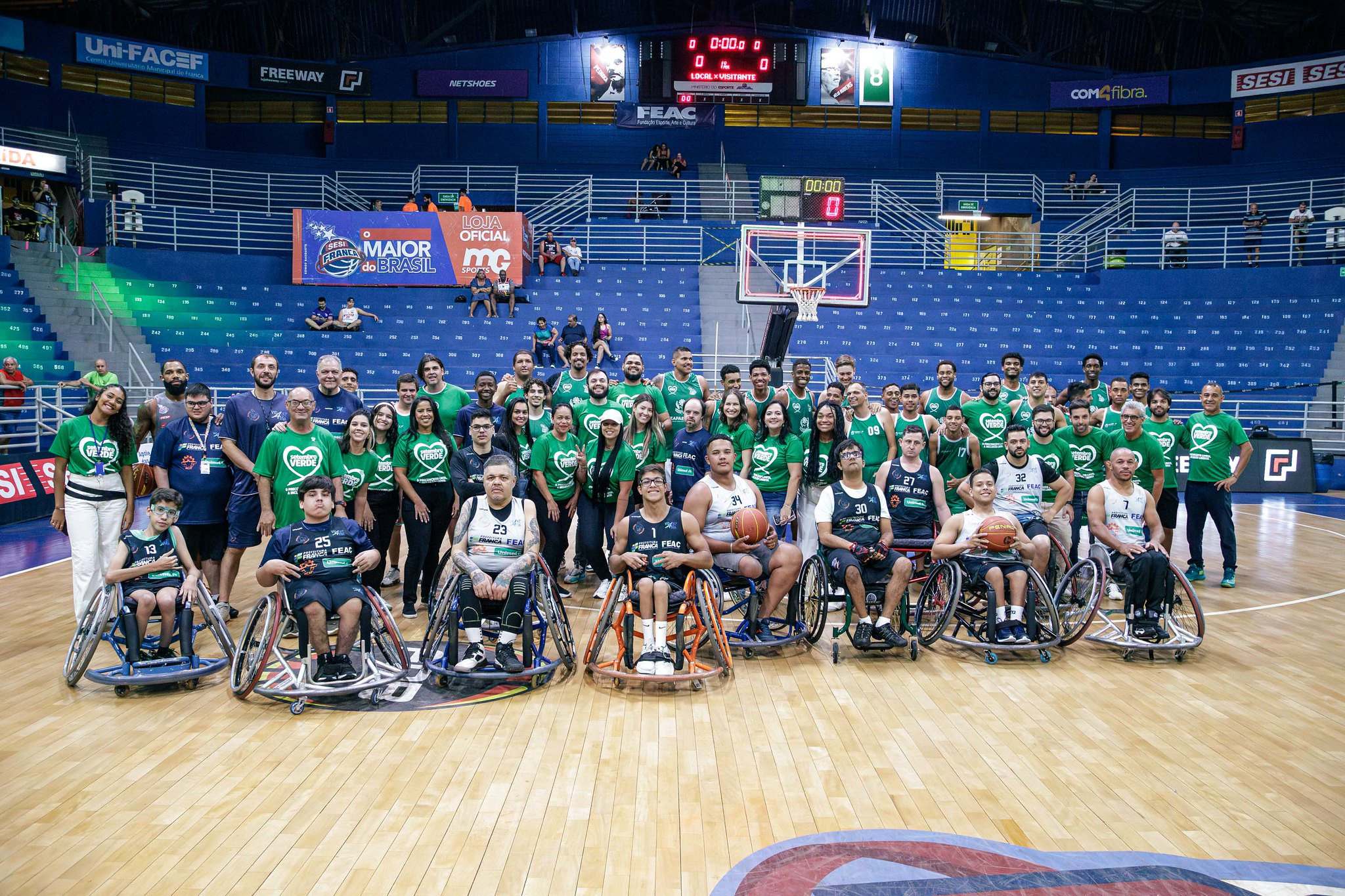 Sesi Franca Basquete e FEAPAES-SP promovem jogo de exibição no Ginásio Pedrocão